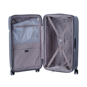 Velký cestovní kufr na kolečkách polypropylen TSA zámek 120 l Airtex 658