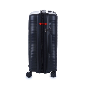 Stredný cestovný kufor na kolieskach z polypropylénu 80l TSA Airtex 252