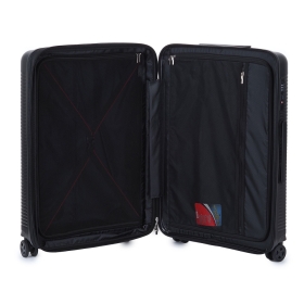 Stredný cestovný kufor na kolieskach z polypropylénu 80l TSA Airtex 252