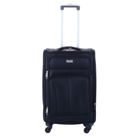 Stredný cestovný kufor na 4 kolieskach s expandérom 80 l 655