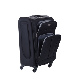 Stredný cestovný kufor na 4 kolieskach s expandérom 80 l 655