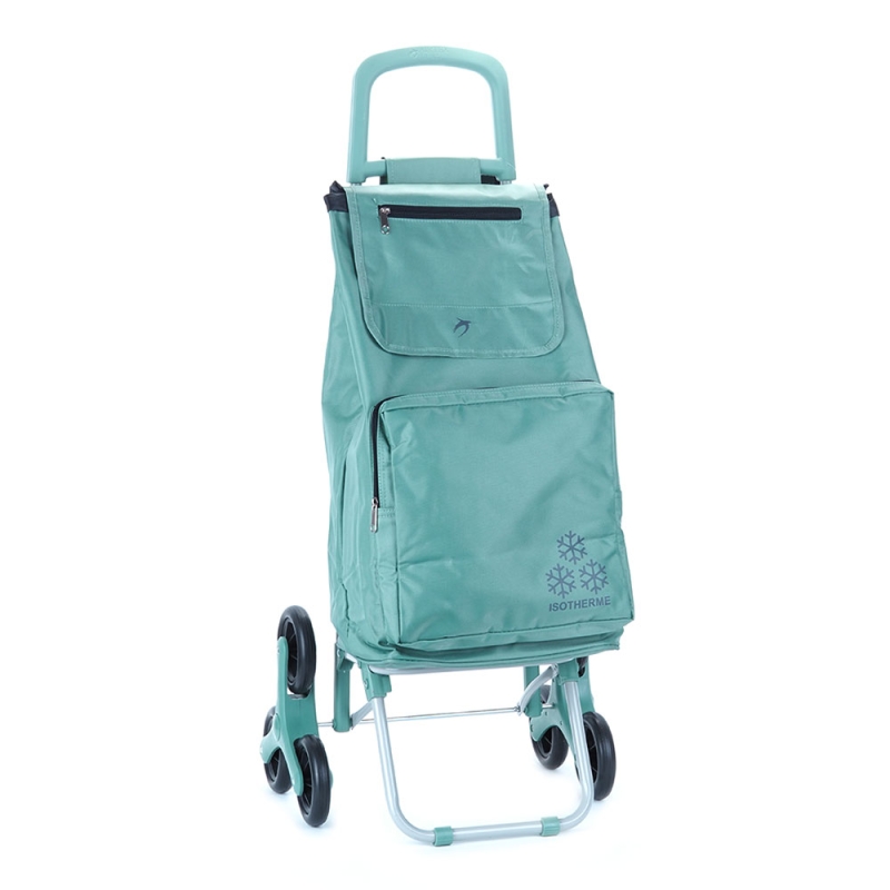 Nákupná taška na kolieskach do schodov s termo kapsou 50 l Airtex 031