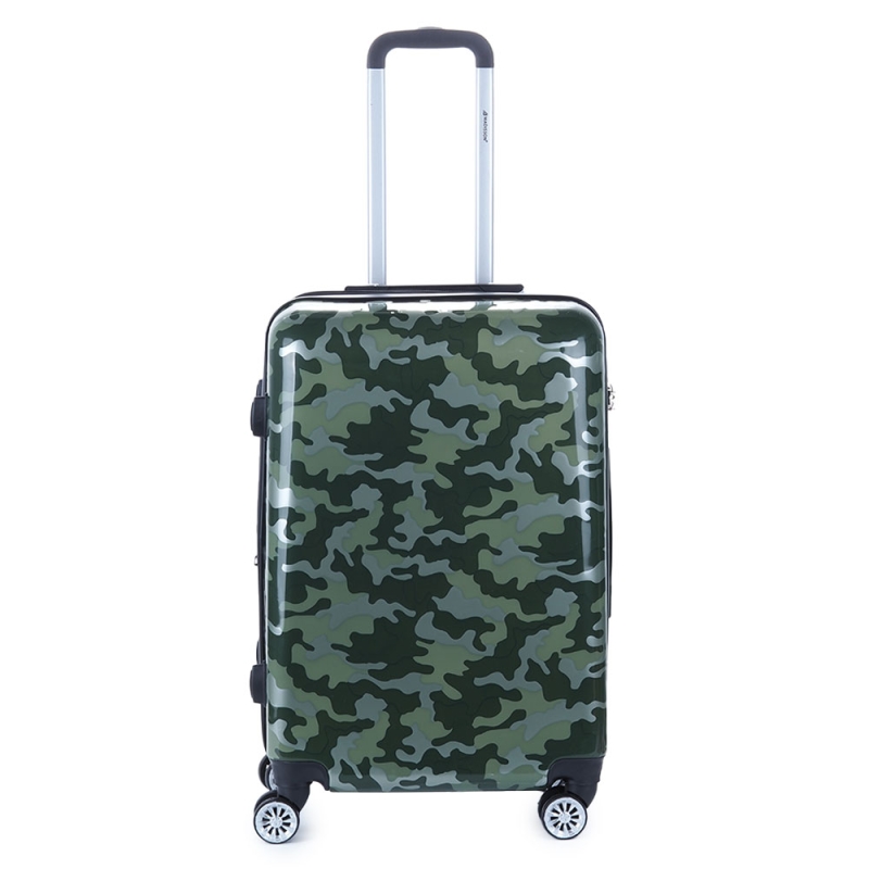 Střední cestovní skořepinový kufr na 4 kolečkách 70 l CAMO 26820