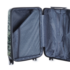 Střední cestovní skořepinový kufr na 4 kolečkách 70 l CAMO 26820