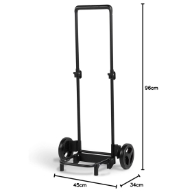 Nákupný vozík na kolieskach, ľahký, vodeodolný, 40 l, Gimi Easy