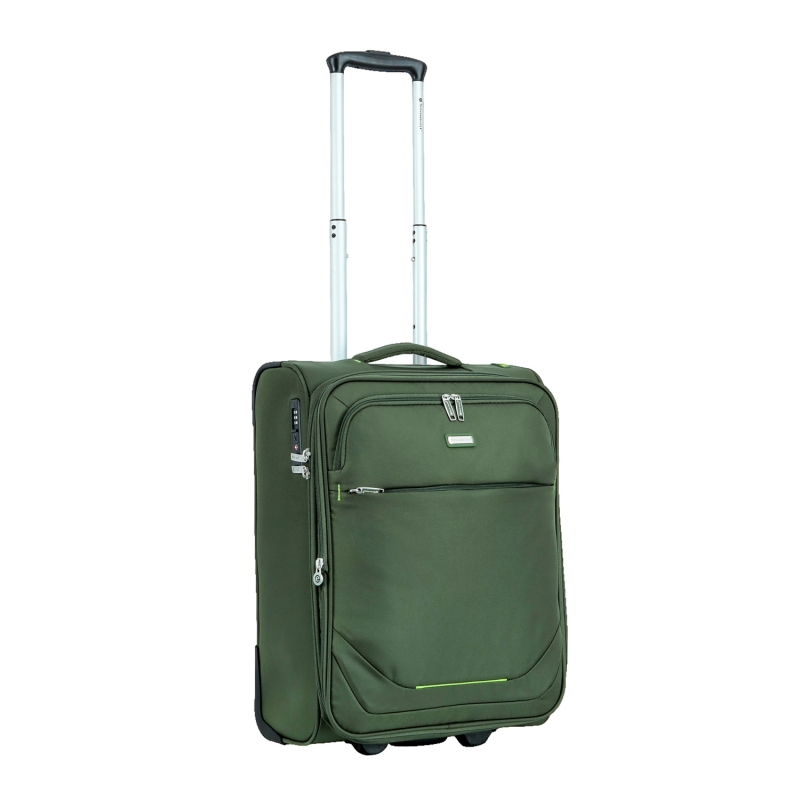Malý měkký kufr do letadla 55 × 40 × 20 cm na 2 kolečkách 40 l Snowball 48503