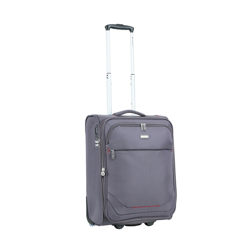 Malý měkký kufr do letadla 55 × 40 × 20 cm na 2 kolečkách 40 l Snowball 48503