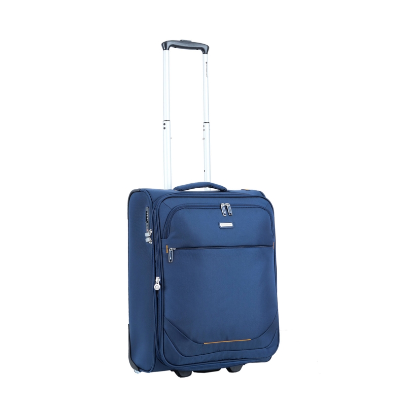 Malý měkký kufr do letadla 55 × 40 × 20 cm na 2 kolečkách 40 l Snowball 48503