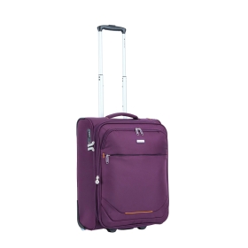 Malý měkký kufr do letadla 55 × 40 × 20 cm na 2 kolečkách 40 l Snowball 48503