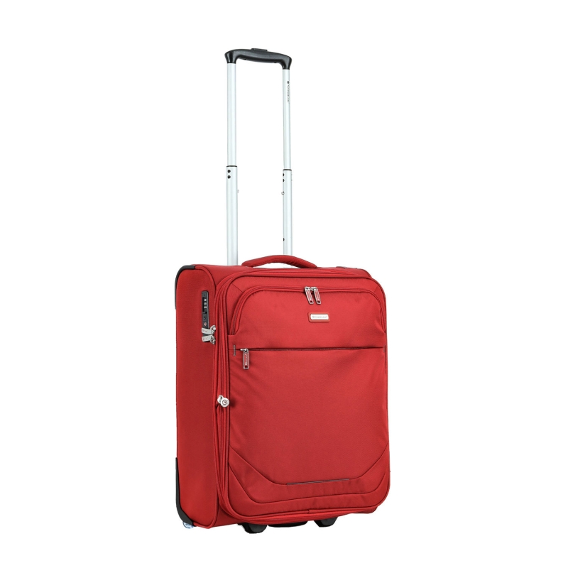 Malý měkký kufr do letadla 55 × 40 × 20 cm na 2 kolečkách 40 l Snowball 48503