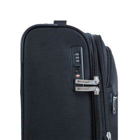 Malý měkký kufr do letadla 55 × 40 × 20 cm na 2 kolečkách 40 l Snowball 48503