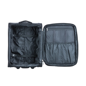Malý měkký kufr do letadla 55 × 40 × 20 cm na 2 kolečkách 40 l Snowball 48503