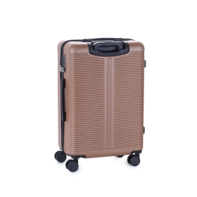 Střední cestovní kufr na 4 kolečkách, tvrdý ABS, 60 l, Worldline 631