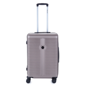 Střední cestovní kufr na 4 kolečkách, tvrdý ABS, 60 l, Worldline 631