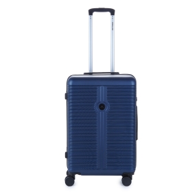 Střední cestovní kufr na 4 kolečkách, tvrdý ABS, 60 l, Worldline 631