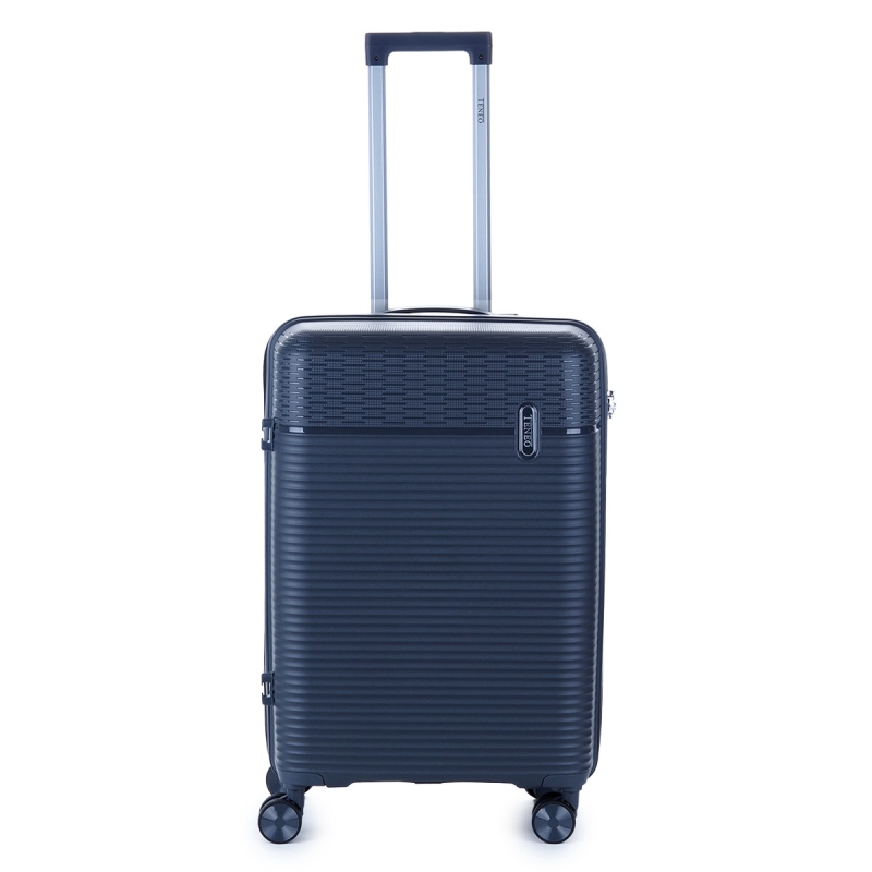 Stredný cestovný kufor na 4 kolieskach, polypropylén, 60 l, Teneo 510