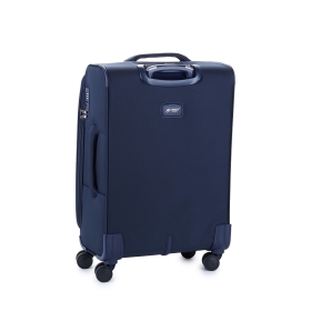 Stredný cestovný kufor na 4 kolieskach textilný 70 l TSA Airtex 839