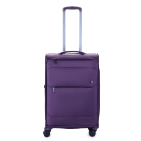 Stredný cestovný kufor na 4 kolieskach textilný 70 l TSA Airtex 839
