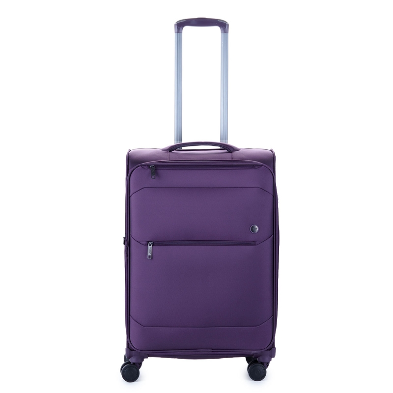 Stredný cestovný kufor na 4 kolieskach textilný 70 l TSA Airtex 839