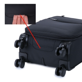 Malý cestovný kufor na 4 kolieskach kabínový 40 l TSA Airtex 839