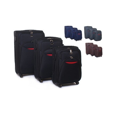 Sada cestovních kufrů s expandérem 40l, 60l, 90l Suitcase 013