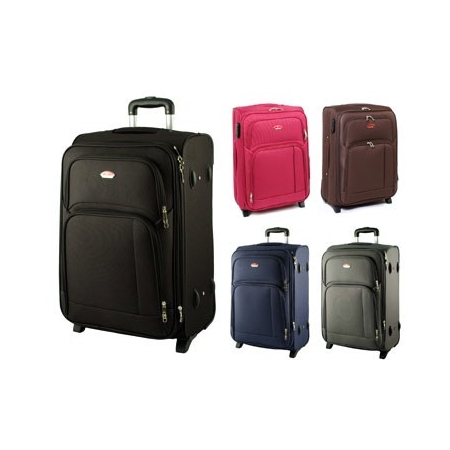 Stredný cestovný kufor s expandérom 60l Suitcase 91074