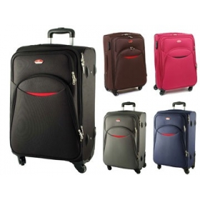 Střední cestovní kufr na kolečkách s expandérem 60l Suitcase 013