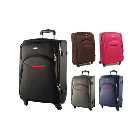 Velký cestovní kufr na kolečkách s expandérem 90l Suitcase 013