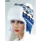 Zimní dámská čepice ušanka barvy 029