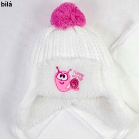 Hezká dětská SOUPRAVA čepice + šála 138