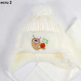 Hezká dětská SOUPRAVA čepice + šála 138
