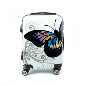 LUMI wk03 motýl cestovní kufr malý 36 cm x 20 cm x 51 cm