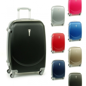 Střední skořepinový cestovní kufr na kolečkách 60l Suitcase 606