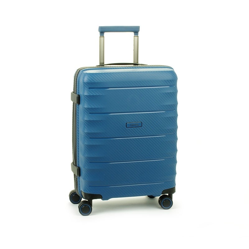 Airtex 242/20  malé vodě odolný kabinový kufr barva modra