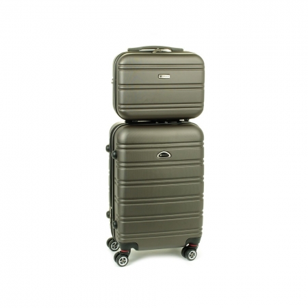 Worldline sada 531malý kufr + kufřík ABS 36x21x56
