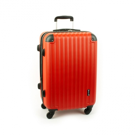 Suitcase 622 skořepinový kufr střední 43x25x65cm