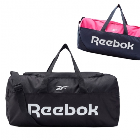 Športová taška Reebook GD0032, čierna 26x55x26 cm