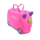 Detský cestovný kufor odrážadlo Trixie pink 20l Trunki 0061